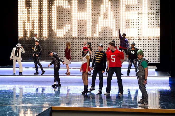 Glee - Sztárok leszünk! - Michael - Filmfotók - Chris Colfer, Naya Rivera, Damian McGinty, Cory Monteith