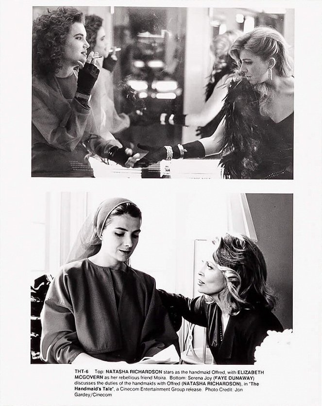 The Handmaid's Tale - Cartes de lobby - Elizabeth McGovern, Natasha Richardson, Faye Dunaway