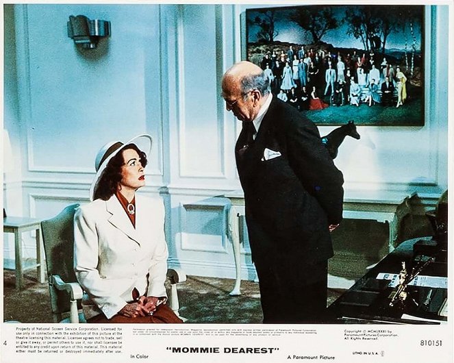 Maman très chère - Cartes de lobby - Faye Dunaway, Howard Da Silva