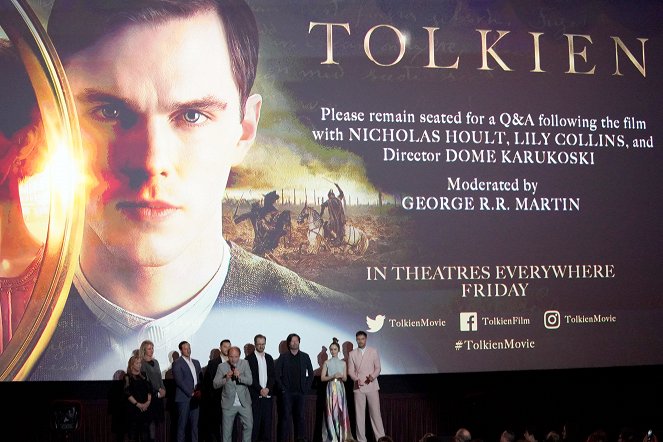 Tolkien - Evenementen - LA Special Screening - Jenno Topping, David Ready, Dome Karukoski, Lasse Frank, David Gleeson, Lily Collins, Nicholas Hoult