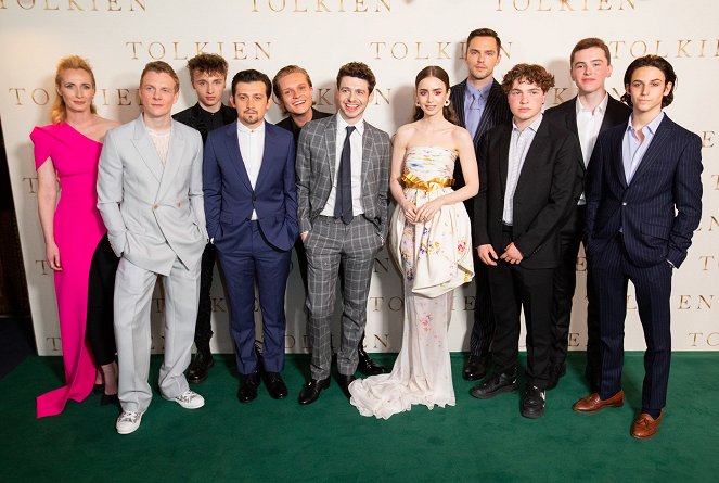 Tolkien - Events - UK Premiere - Genevieve O'Reilly, Patrick Gibson, Craig Roberts, Tom Glynn-Carney, Anthony Boyle, Lily Collins, Nicholas Hoult, Harry Gilby