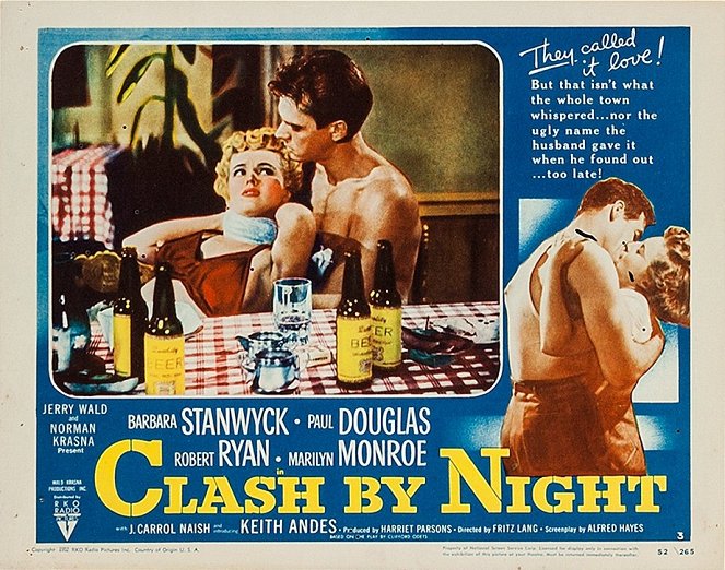 Clash by Night - Lobby Cards - Marilyn Monroe