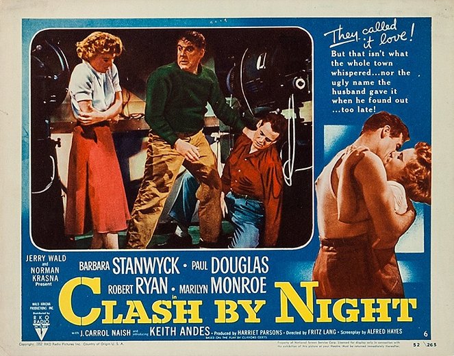 Clash by Night - Lobby Cards