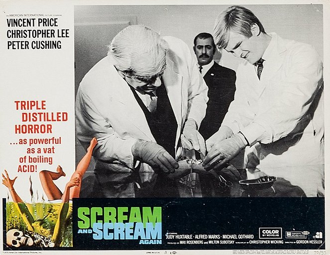 Scream and Scream Again - Lobby Cards