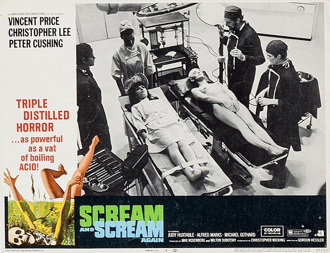 Scream and Scream Again - Lobby Cards
