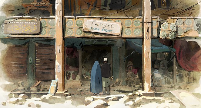 Les Hirondelles de Kaboul - Van film