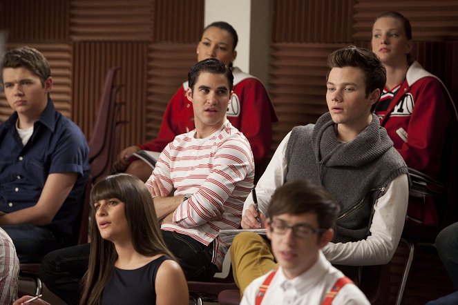 Glee - Im Schatten des Bruders - Filmfotos - Lea Michele, Darren Criss, Chris Colfer