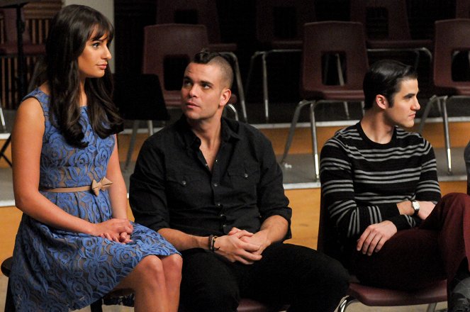 Glee - Glee-rączka sobotniej nocy - Z filmu - Lea Michele, Mark Salling, Darren Criss