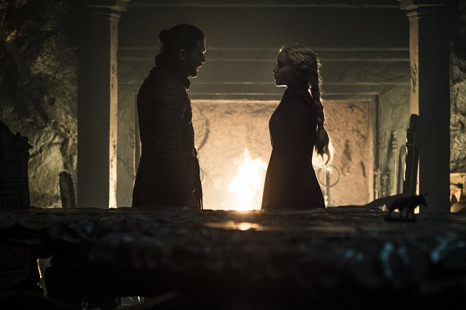 Game Of Thrones - Die Glocken - Filmfotos - Kit Harington, Emilia Clarke