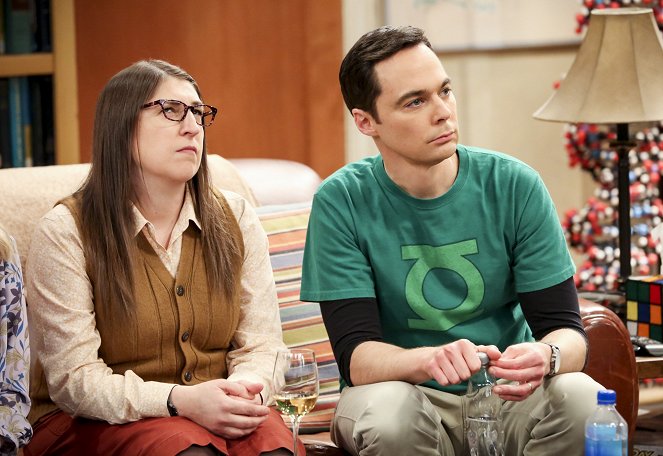 The Big Bang Theory - Die Entscheidungsfindungs-Verwirrung - Filmfotos - Mayim Bialik, Jim Parsons