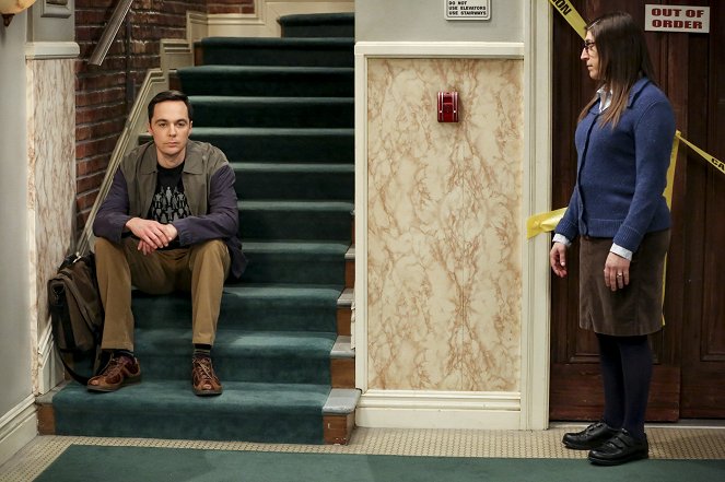 The Big Bang Theory - The Decision Reverberation - Photos - Jim Parsons, Mayim Bialik