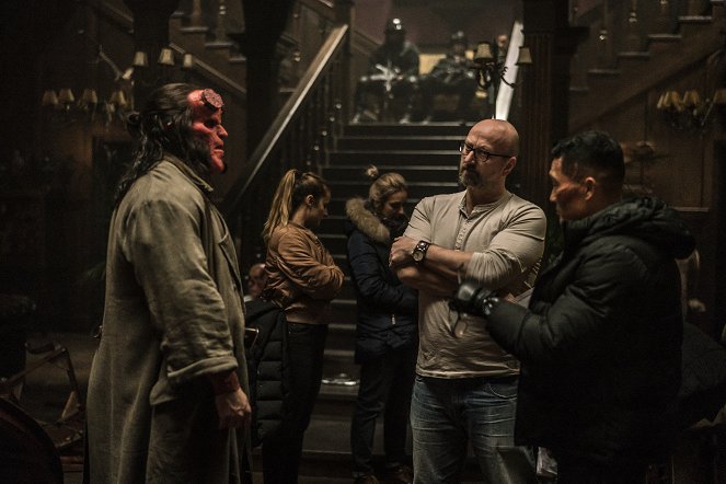 Hellboy: Královna krve - Z natáčení - David Harbour, Neil Marshall, Daniel Dae Kim