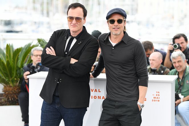 Pewnego razu w Hollywood - Z imprez - "Once Upon A Time In Hollywood" Photocall - The 72nd Annual Cannes Film Festival - Quentin Tarantino, Brad Pitt