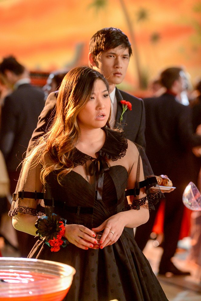 Glee - Sztárok leszünk! - Kőkorszaki buli - Filmfotók - Jenna Ushkowitz, Harry Shum Jr.