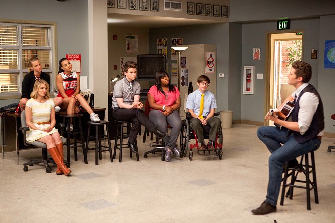 Glee - Adeus - Do filme - Heather Morris, Dianna Agron, Naya Rivera, Chris Colfer, Amber Riley, Kevin McHale, Matthew Morrison