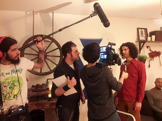 House Party - Dreharbeiten - Ariyan Rezaei, Juan Careaga, Dominik Dornhackl, Manuel Dragan