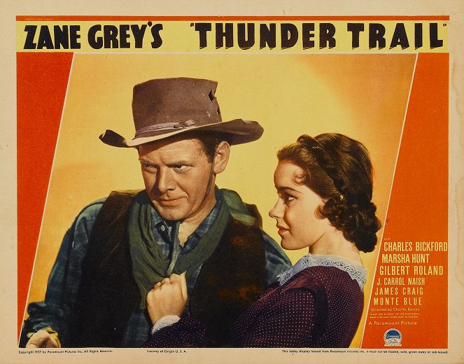 Thunder Trail - Lobby Cards