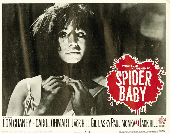 Spider Baby - Cartes de lobby - Beverly Washburn