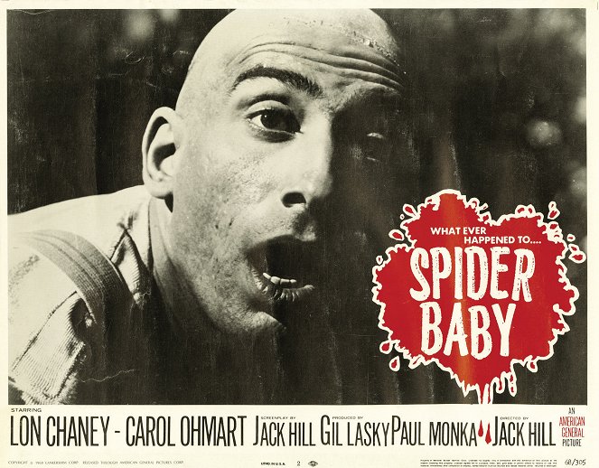 Spider Baby - Cartes de lobby - Sid Haig