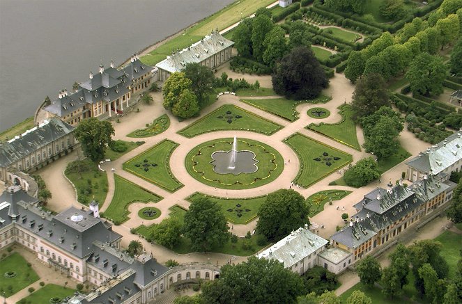 Mitteldeutschland von oben - Adelsgärten und Parks - Filmfotos