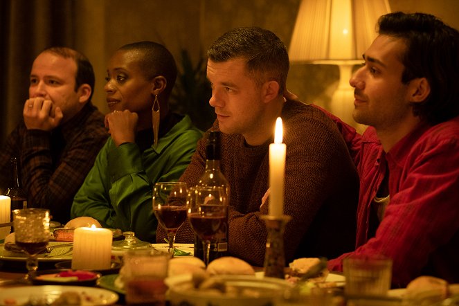 Years and Years - Episode 2 - Van film - Rory Kinnear, T'Nia Miller, Russell Tovey, Maxim Baldry
