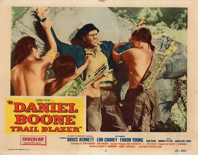 Daniel Boone, juicio de fuego - Fotocromos