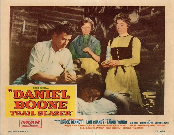 Daniel Boone, Trail Blazer - Lobbykarten