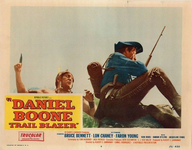 Daniel Boone, Trail Blazer - Lobby karty
