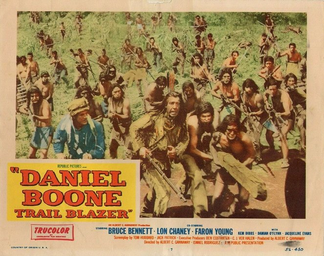 Daniel Boone, Trail Blazer - Lobbykarten