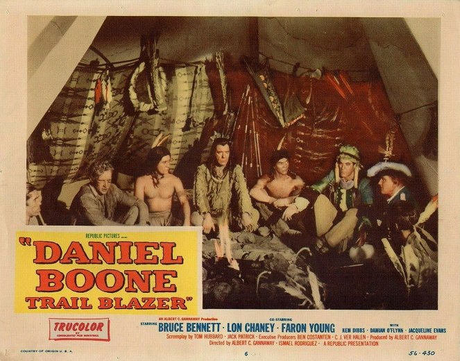 Daniel Boone, Trail Blazer - Cartões lobby