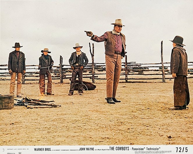 Los cowboys - Fotocromos - John Wayne