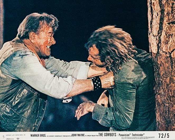 The Cowboys - Lobby Cards - John Wayne, Bruce Dern