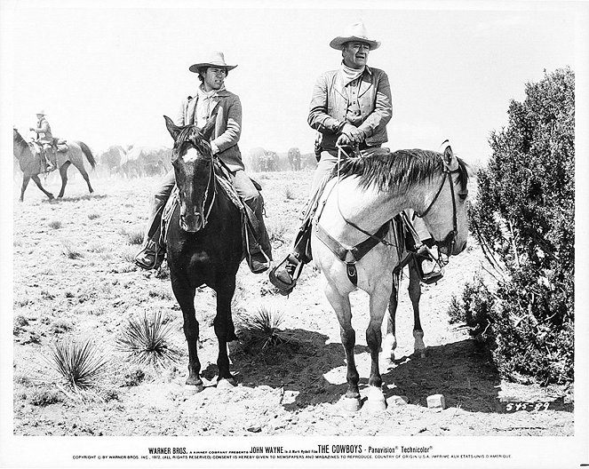 The Cowboys - Lobby Cards - A Martinez, John Wayne