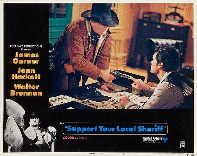 También un sheriff necesita ayuda - Fotocromos - Walter Brennan, James Garner