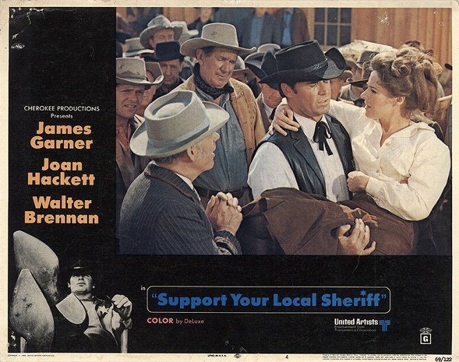 Auch ein Sheriff braucht mal Hilfe - Lobbykarten - James Garner, Joan Hackett