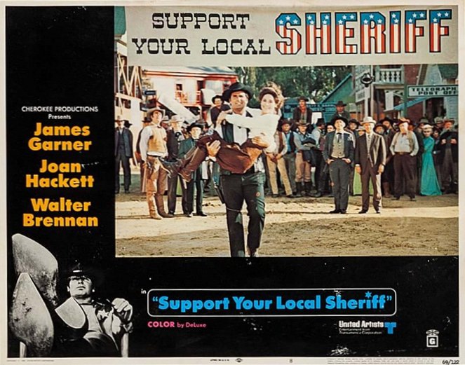 Auch ein Sheriff braucht mal Hilfe - Lobbykarten - James Garner, Joan Hackett