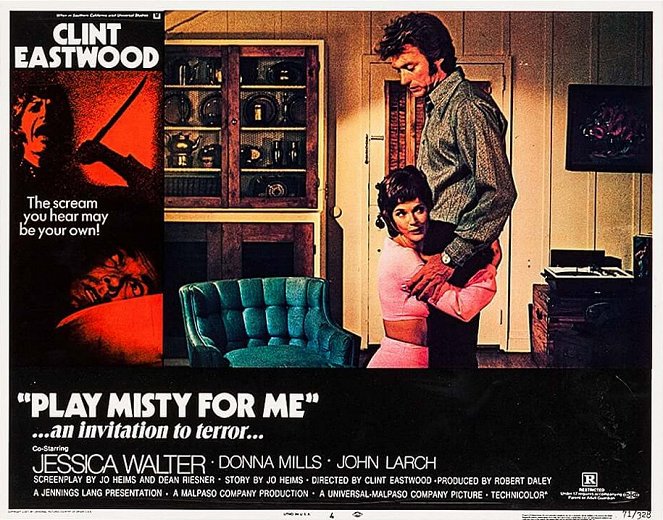 Play Misty for Me - Cartões lobby - Jessica Walter, Clint Eastwood