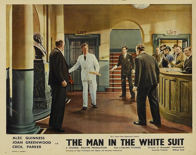 Der Mann im weißen Anzug - Lobbykarten
