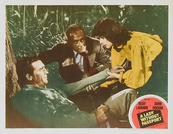 A Lady Without Passport - Lobby Cards