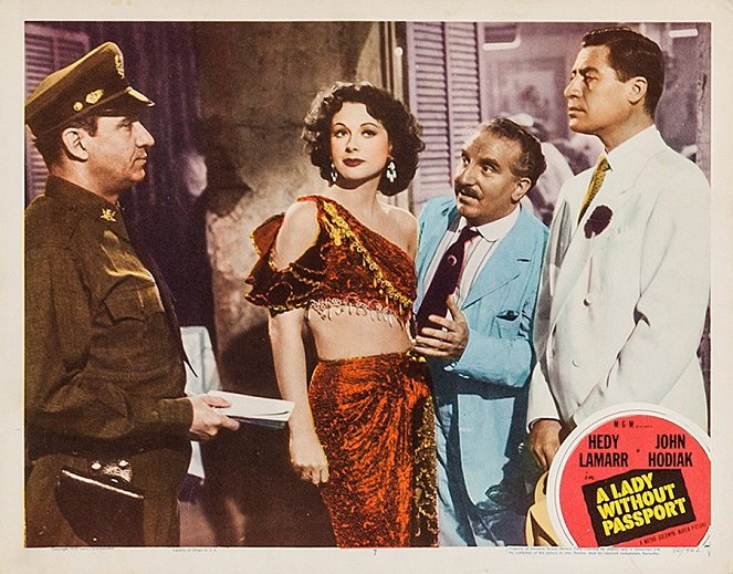 A Lady Without Passport - Lobby Cards