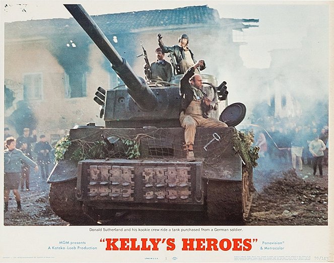 Kelly's Heroes - Lobby Cards - Donald Sutherland, Gavin MacLeod