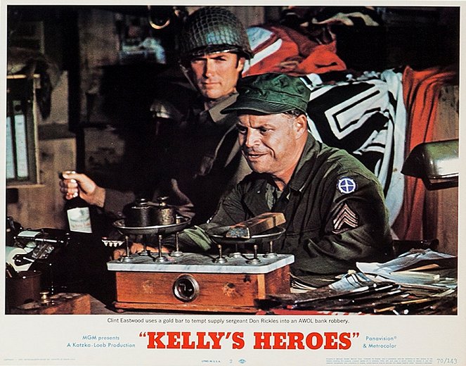 Kelly's Heroes - Lobbykaarten - Clint Eastwood, Don Rickles
