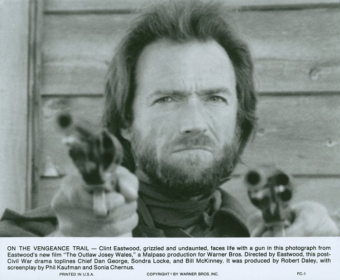 Wyjęty spod prawa Josey Wales - Lobby karty - Clint Eastwood