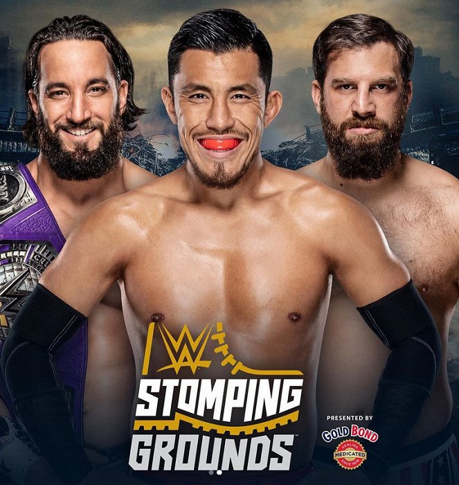 WWE Stomping Grounds - Werbefoto - Anthony Nese, Akira Tozawa, Drew Gulak