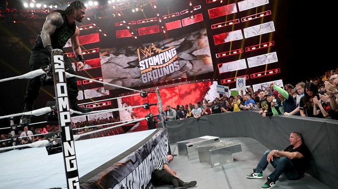 WWE Stomping Grounds - Photos - Joe Anoa'i, Shane McMahon