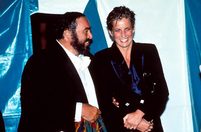 Pavarotti - Van film - Luciano Pavarotti, Princess Diana