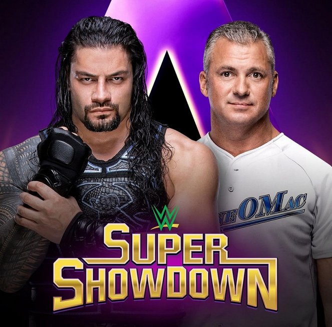 WWE Super Show-Down - Promoción - Joe Anoa'i, Shane McMahon