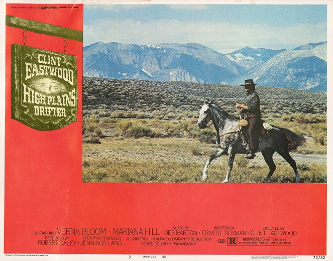 L'Homme des hautes plaines - Cartes de lobby - Clint Eastwood