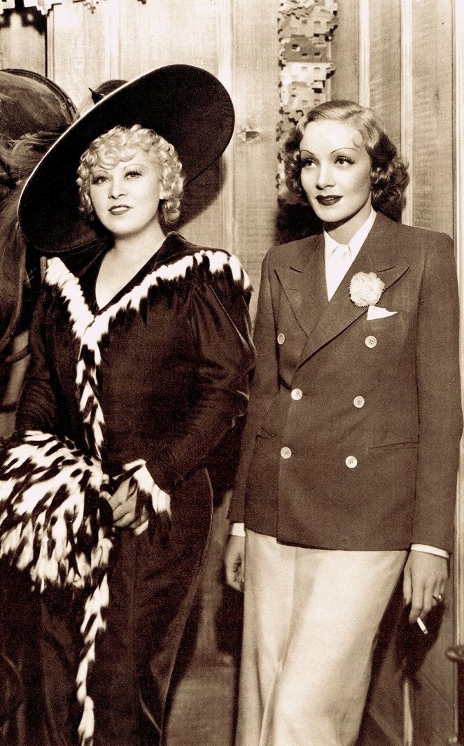 Klondike Annie - Forgatási fotók - Mae West, Marlene Dietrich