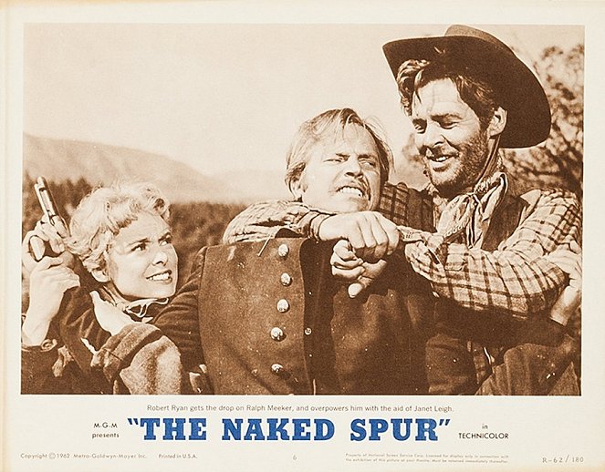 Esporas de Aço - Cartões lobby - Janet Leigh, Ralph Meeker, Robert Ryan